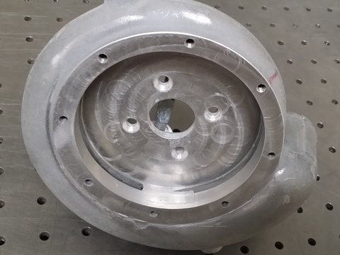 Bugatti Waterpump Housing — view 1