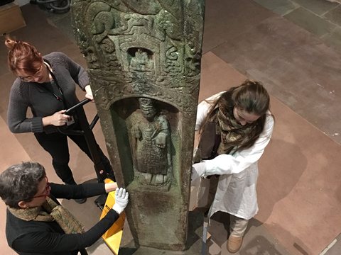Chinese Stele Boma — view 3