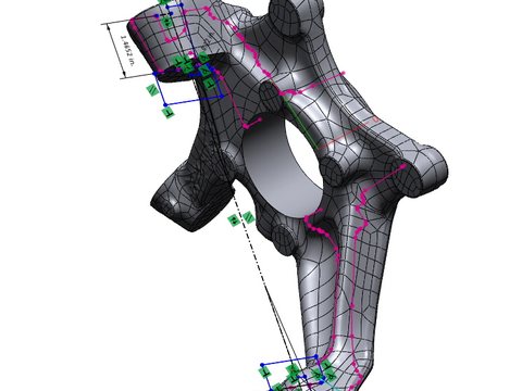 Corvette 1988 1996 Steering Knuckle — view 2