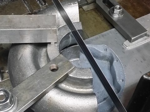 Double Volute Turbine Housing — view 6