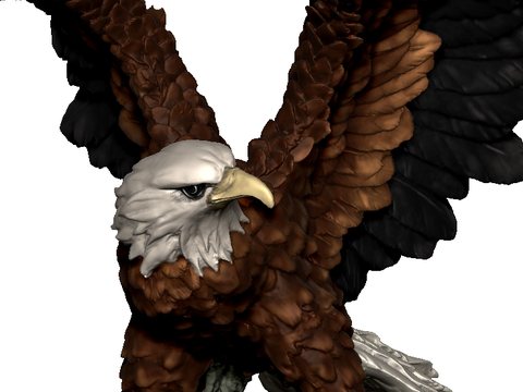 Eagle Sculpture — view 4