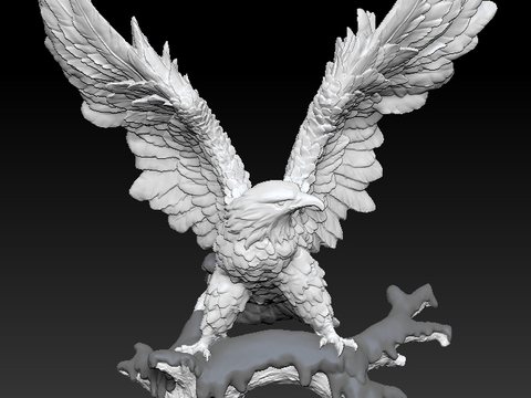 Eagle Sculpture — view 6