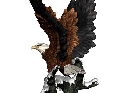 Eagle Sculpture — view 8