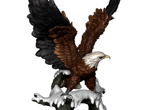 Eagle Sculpture — view 9
