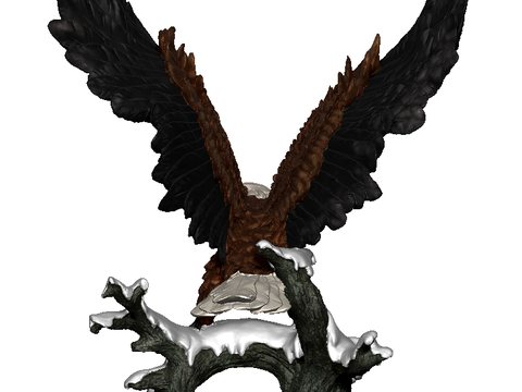 Eagle Sculpture — view 10