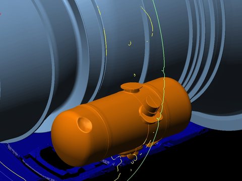 Jt 9 D Scan Alignment Cowling Panels Radius Measurement At Oil Tank — view 2