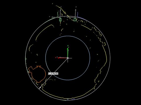 Jt 9 D Scan Alignment Cowling Panels Radius Measurement At Oil Tank — view 3