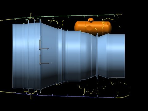 Jt 9 D Scan Alignment Cowling Panels — view 2