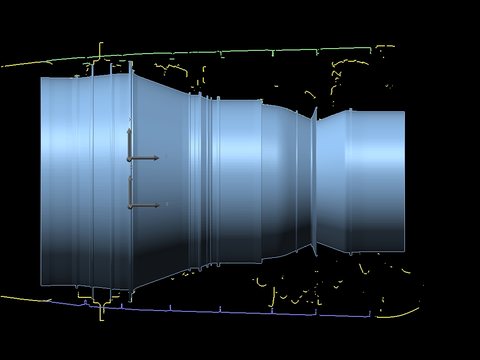 Jt 9 D Scan Alignment Cowling Panels — view 3