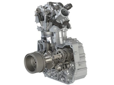 Ktm Duke 390 2014 Engine — view 3