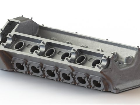 Maserati Straight Six Cylinder Head — view 5