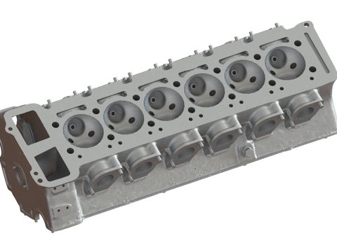 Maserati Straight Six Cylinder Head — view 7