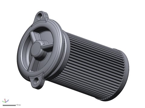 Oil Filter Cover With Cartridge — view 1
