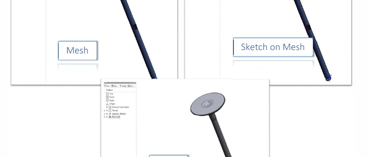 Feature CAD from scan data