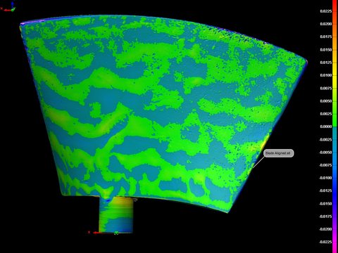 Water Turbine Single Blade — view 2