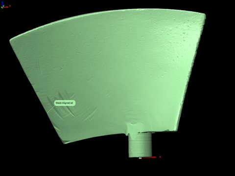 Water Turbine Single Blade — view 5