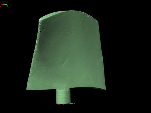 Water Turbine Single Blade — view 6