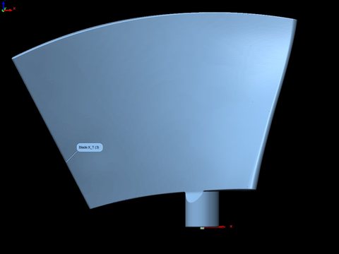 Water Turbine Single Blade — view 7