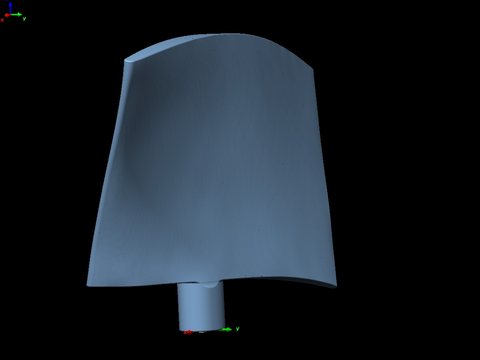 Water Turbine Single Blade — view 8