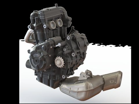 Yamaha Cp 2 689 Cc Engine 2 — view 1