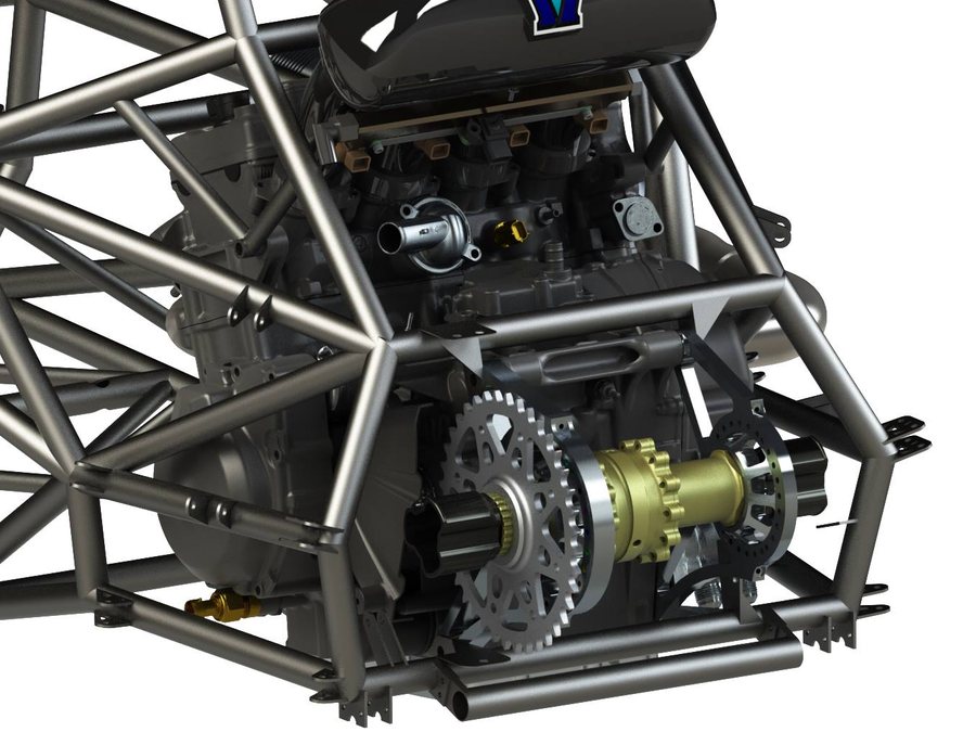Yamaha R 6 2008 Engine