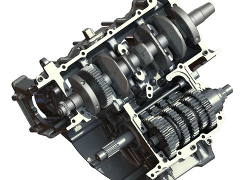 Yamaha R 6 2008 Engine — view 3