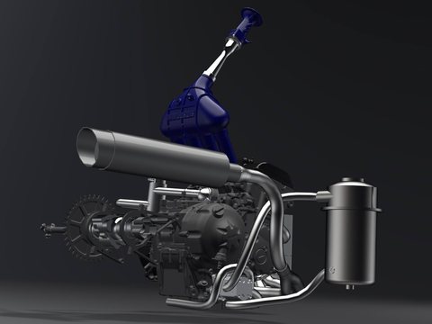 Yamaha R 6 2008 Engine — view 7